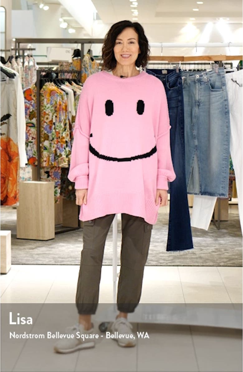 Smile Seratonin Oversize Sweater, sales video thumbnail