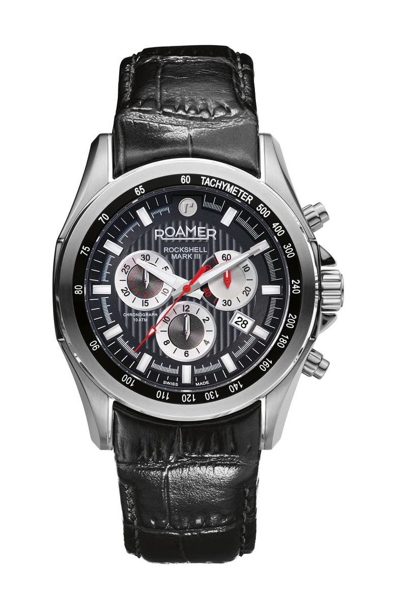 ROAMER Men's Rockshell Mark III Chronograph Date Watch, Main, color,
