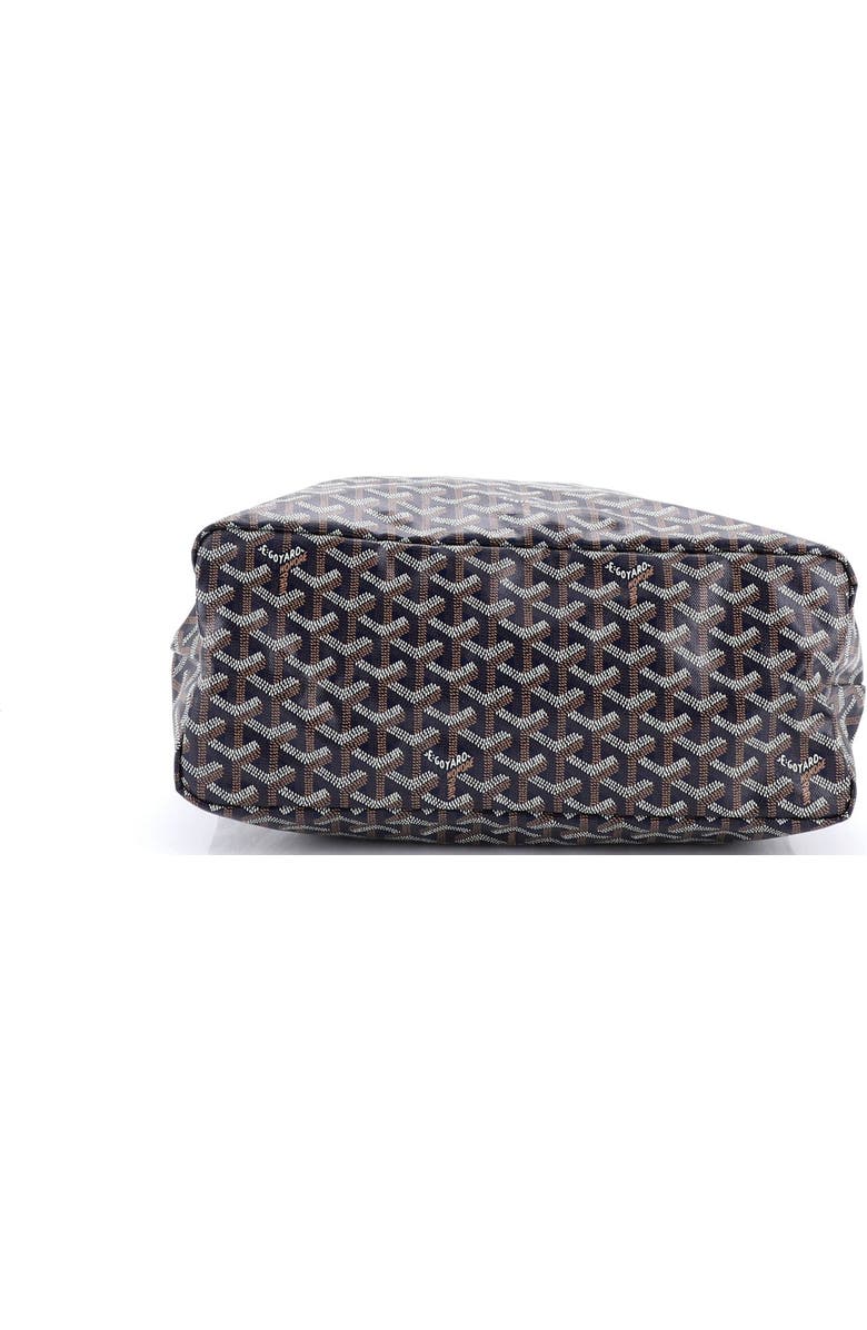 Pre-Owned Goyard Boheme Hobo Printed Coated Canvas, Alternate, color, Blue