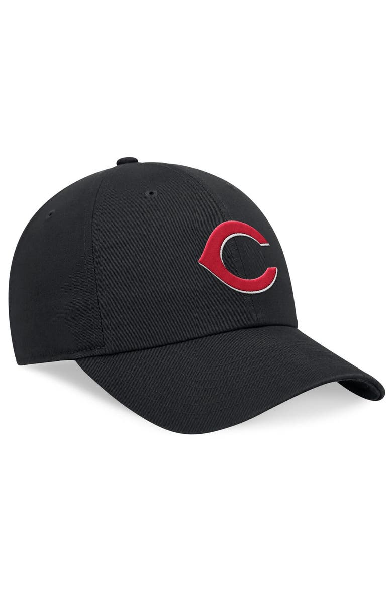 Men's Nike Black Cincinnati Reds Club Adjustable Hat, Alternate, color, Black