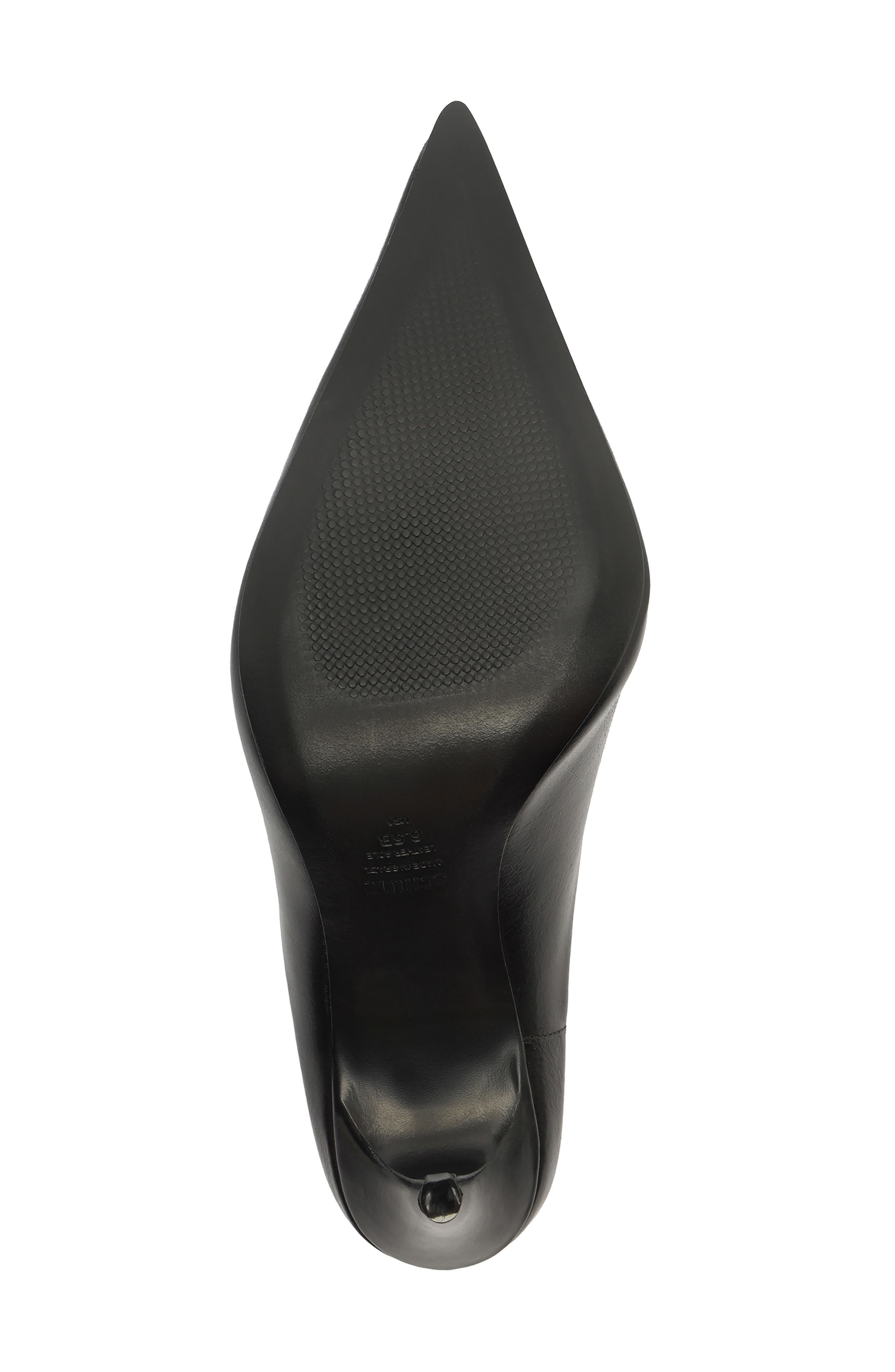 Loren Pointed Toe Pump, Alternate, color, BLACK LEATHER