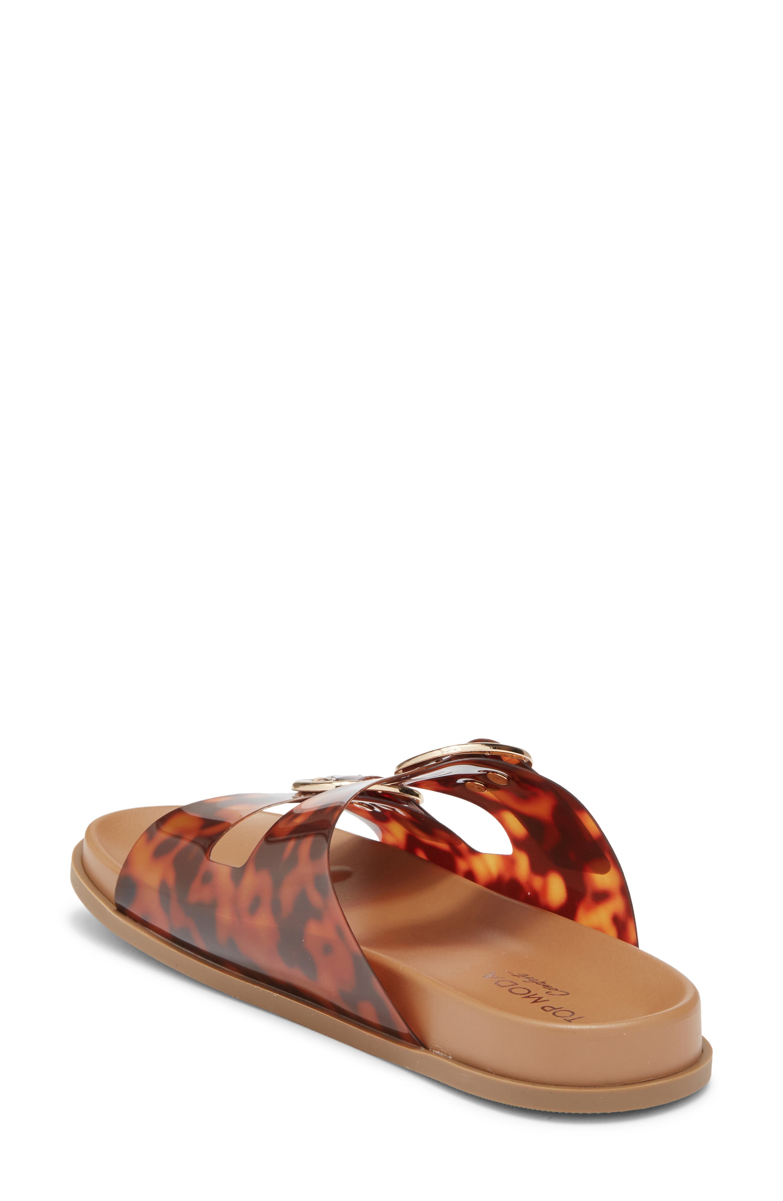 Daniela Clear Double Strap Slide Sandal - image 4
