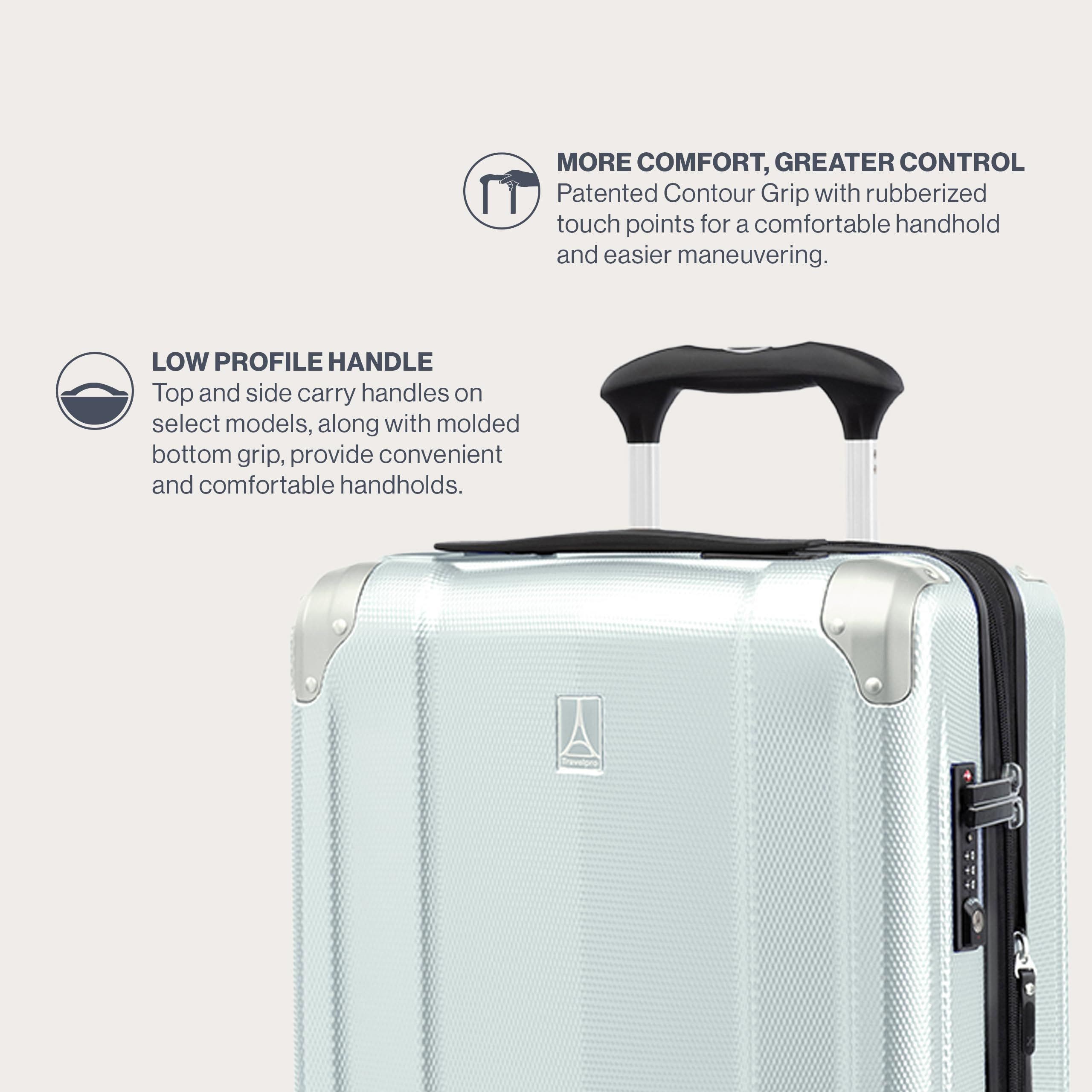 TRAVELPRO Pathways 3 Hardside Expandable 3 Piece (21"/25"/28") Spinner Luggage Set, Alternate, color, Cloud Grey