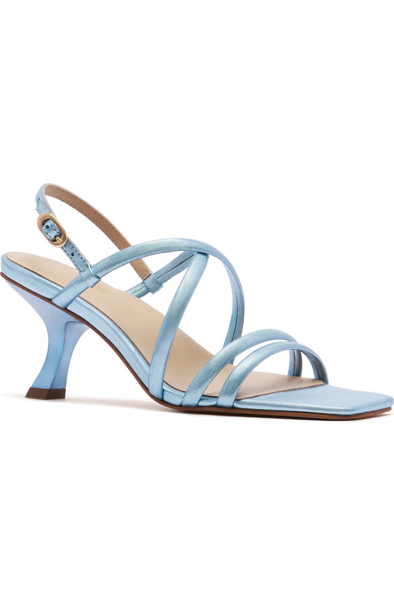 FRANKIE4 Giselle Strappy Slingback Sandal, Main, color, Blue Metallic