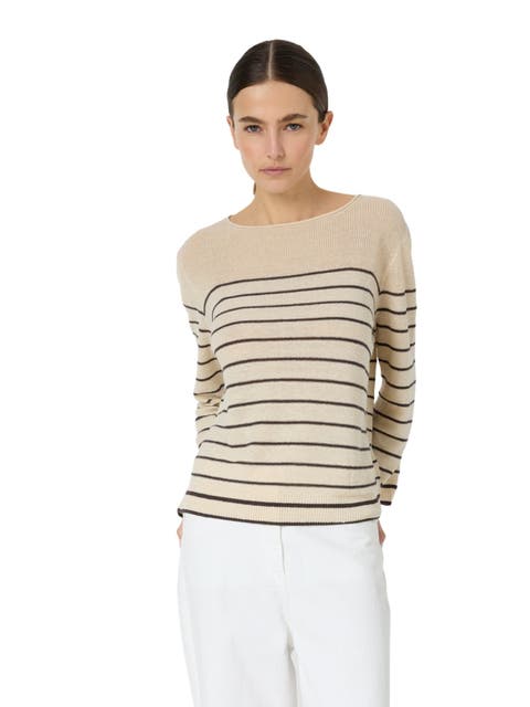 Levia Long Sleeve Boat Neck Jumper