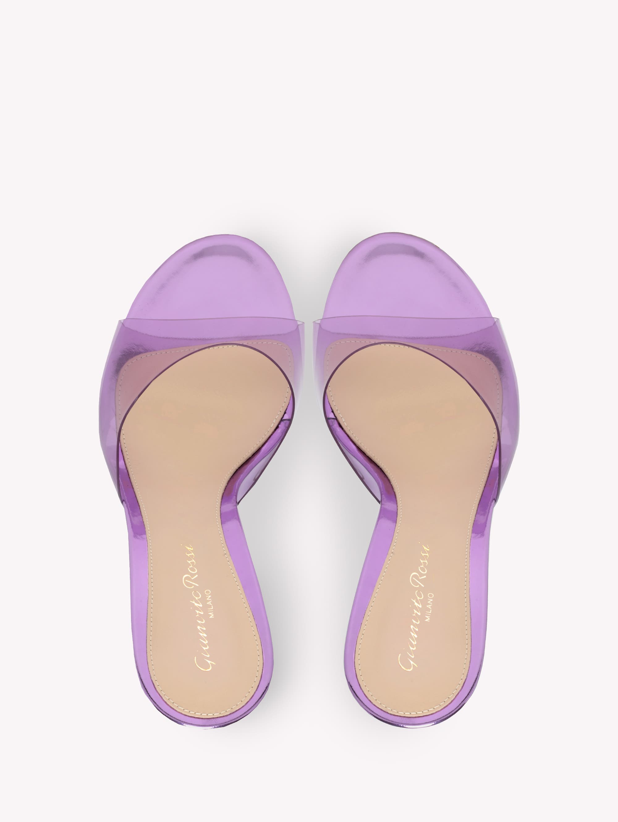 Gianvito Rossi Sofia Mule 70 Mules, Alternate, color, Purple Tpu
