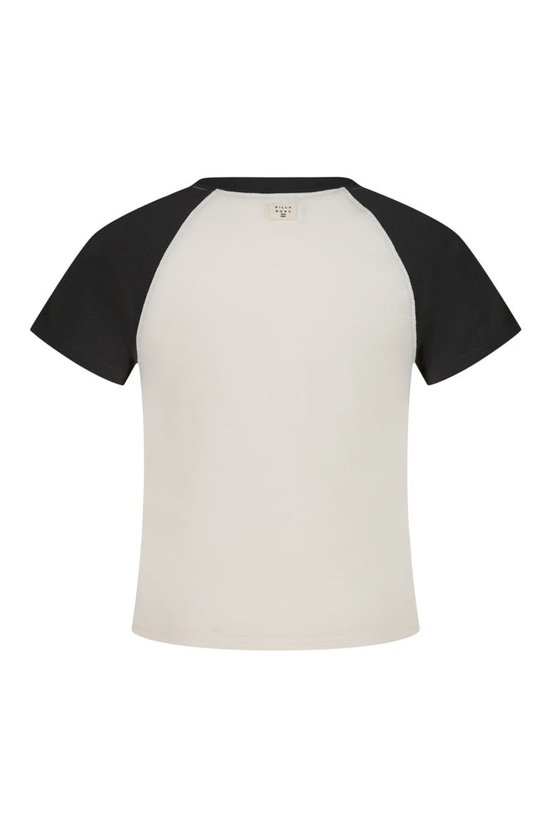 Kids' What a Vibe Raglan T-Shirt, Alternate, color, BLACK SANDS