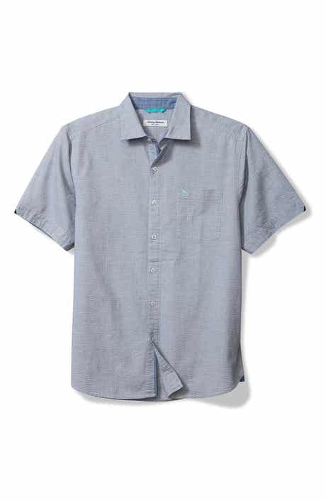 Tommy Bahama Nova Wave Short Sleeve Seersucker Button-Up Shirt
