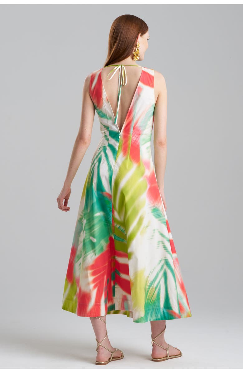 Natori USAMI V-neck Maxi Dress, Alternate, color, Green