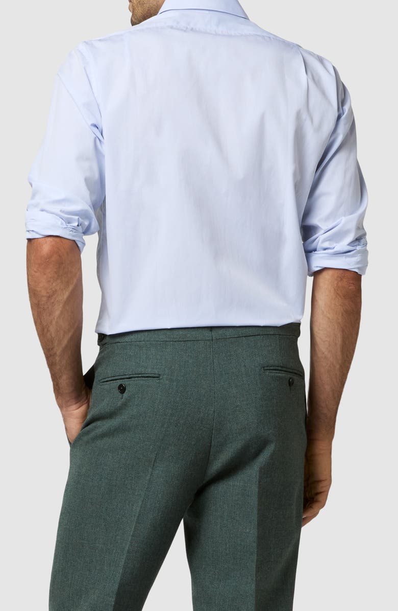 Sid Mashburn Regular Fit Poplin Dress Dress, Alternate, color, Sky Poplin