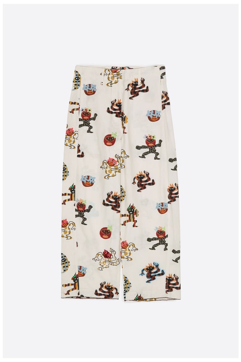 Samba Barrel Trousers With Decorative Stitching, Alternate, color, SAMBA