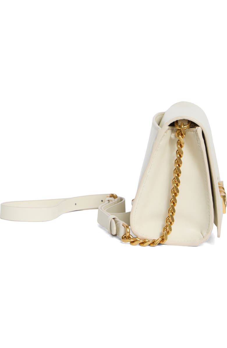 Rebecca Minkoff Curb Link Leather Crossbody Bag, Alternate, color, Porcelain