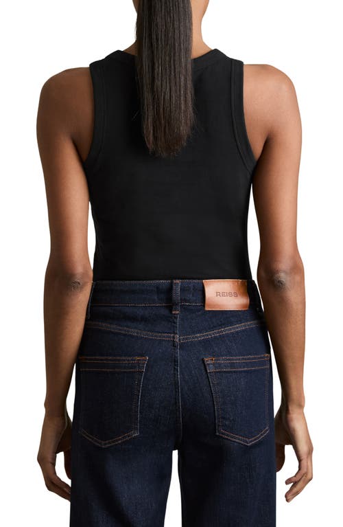 Reiss Betty Tank In Black