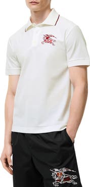 Burberry Heart Knight Cotton Polo Shirt