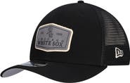 New Era Men's New Era Black Chicago White Sox Labeled 9SEVENTY Stretch-Snap Adjustable Hat