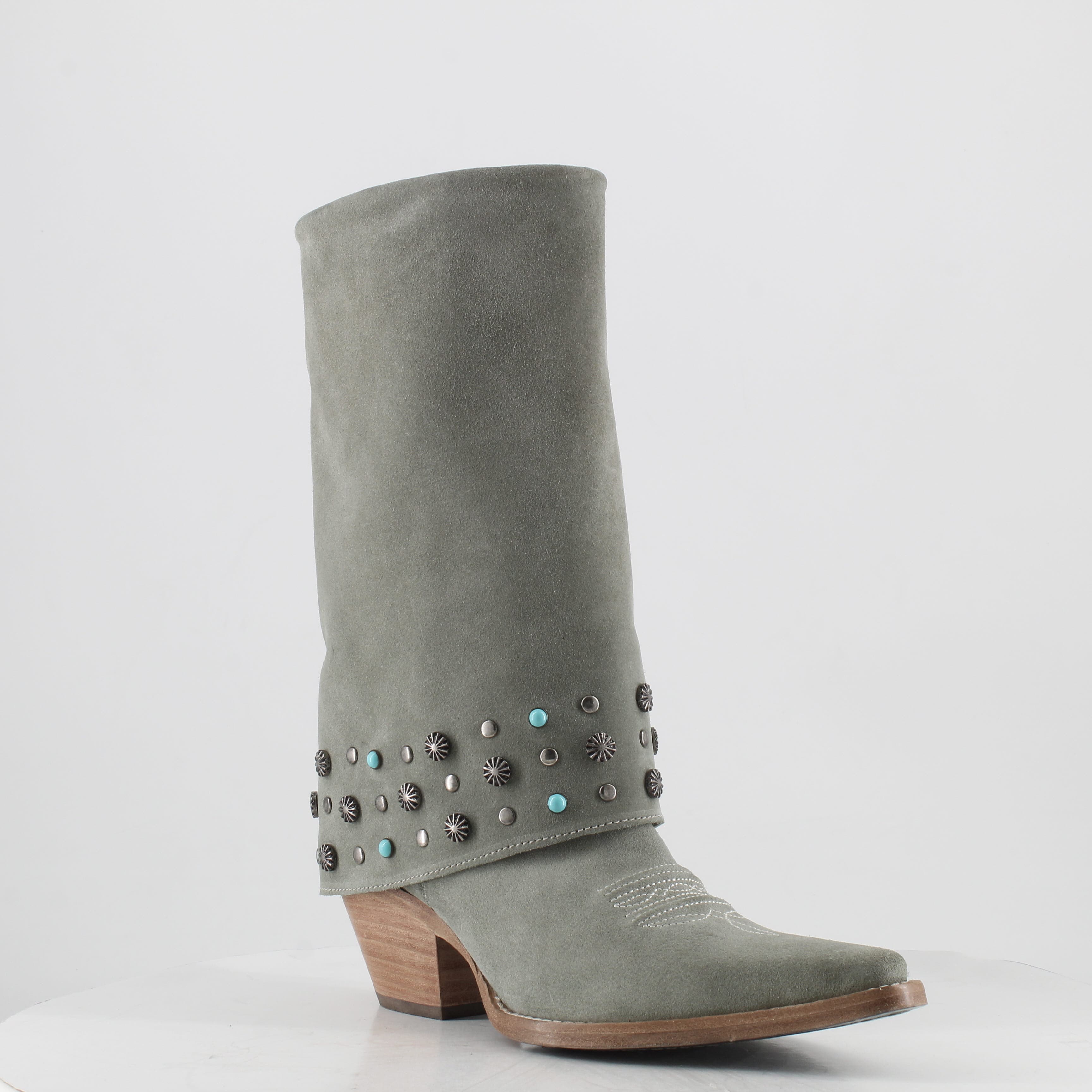 Buck & Brana Arianna Leather Boots, Alternate, color, Frozen