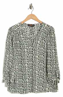 Renee C Tie Cuff Top