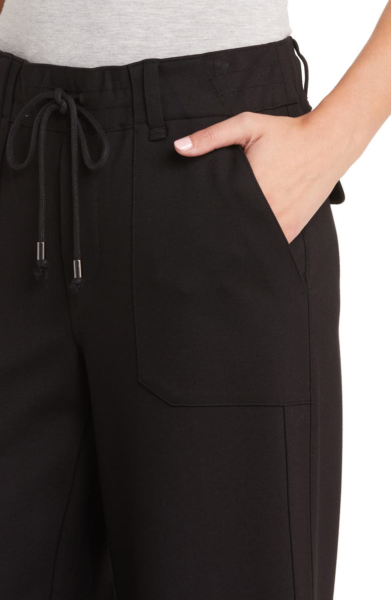 Wit & Wisdom 'Ab'Leisure Drawstring High Waist Wide Leg Ponte Pants, Alternate, color, 