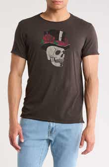 John Varvatos Skull Organic Cotton Graphic T-Shirt