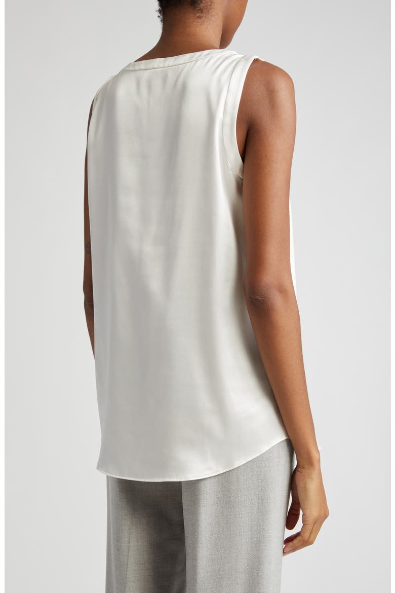 Perla Reversible Silk Blouse, Alternate, color, CLOUD