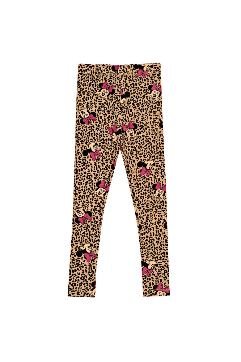 Minnie Mouse 2-Piece Fleece Hoodie and Leggings Set, Alternate, color, Minnie Pink Leopard