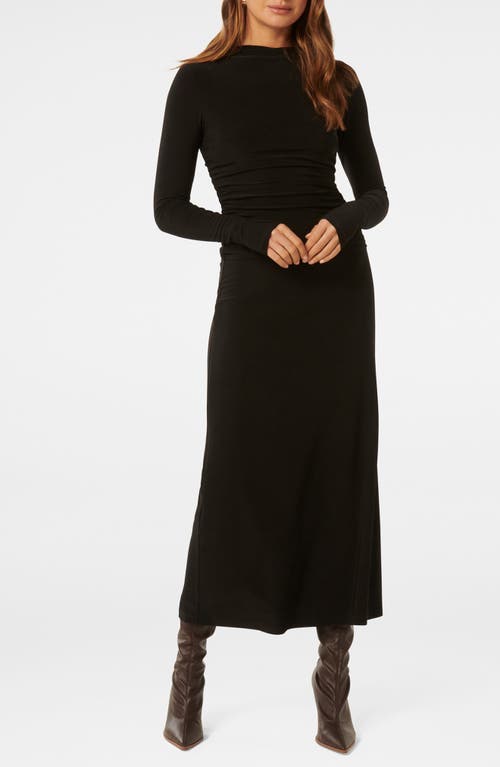 Ever New Kiera Long Sleeve Knit Dress in Black 