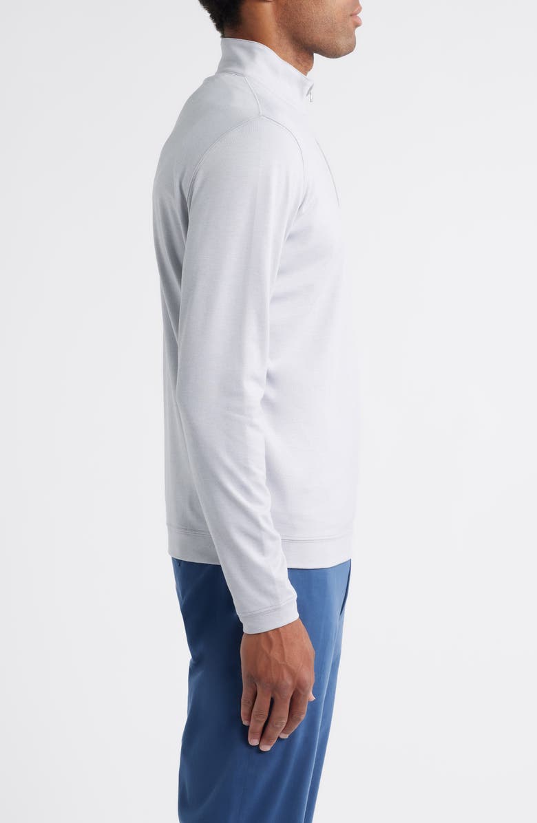 Peter Millar Crown Crafted Albatross Quarter Zip, Alternate, color, Gale Grey