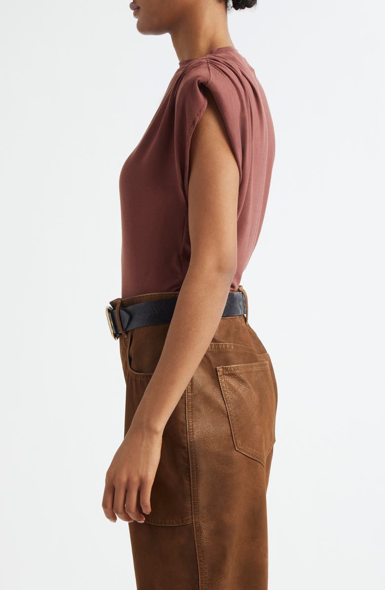 Isabel Marant Étoile Devani Extended Shoulder Knit Top, Alternate, color, 