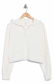 YOGALICIOUS Stonewash Crop Hoodie