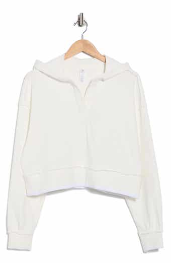 YOGALICIOUS Stonewash Crop Hoodie