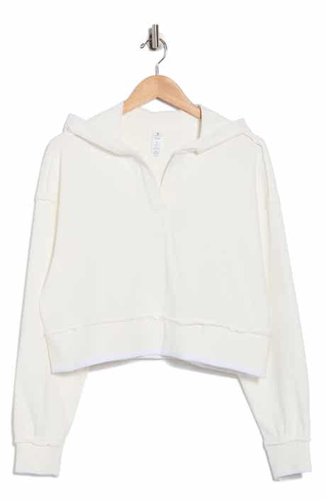 YOGALICIOUS Stonewash Crop Hoodie