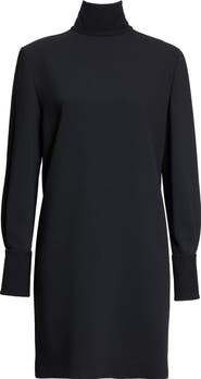 Golden Goose Journey Back Tie Long Sleeve Jersey Shift Dress