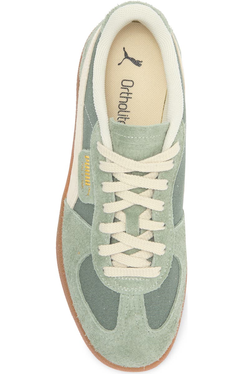 PUMA Palermo Vintage Sneaker, Alternate, color, Green Moon-Alpine Snow