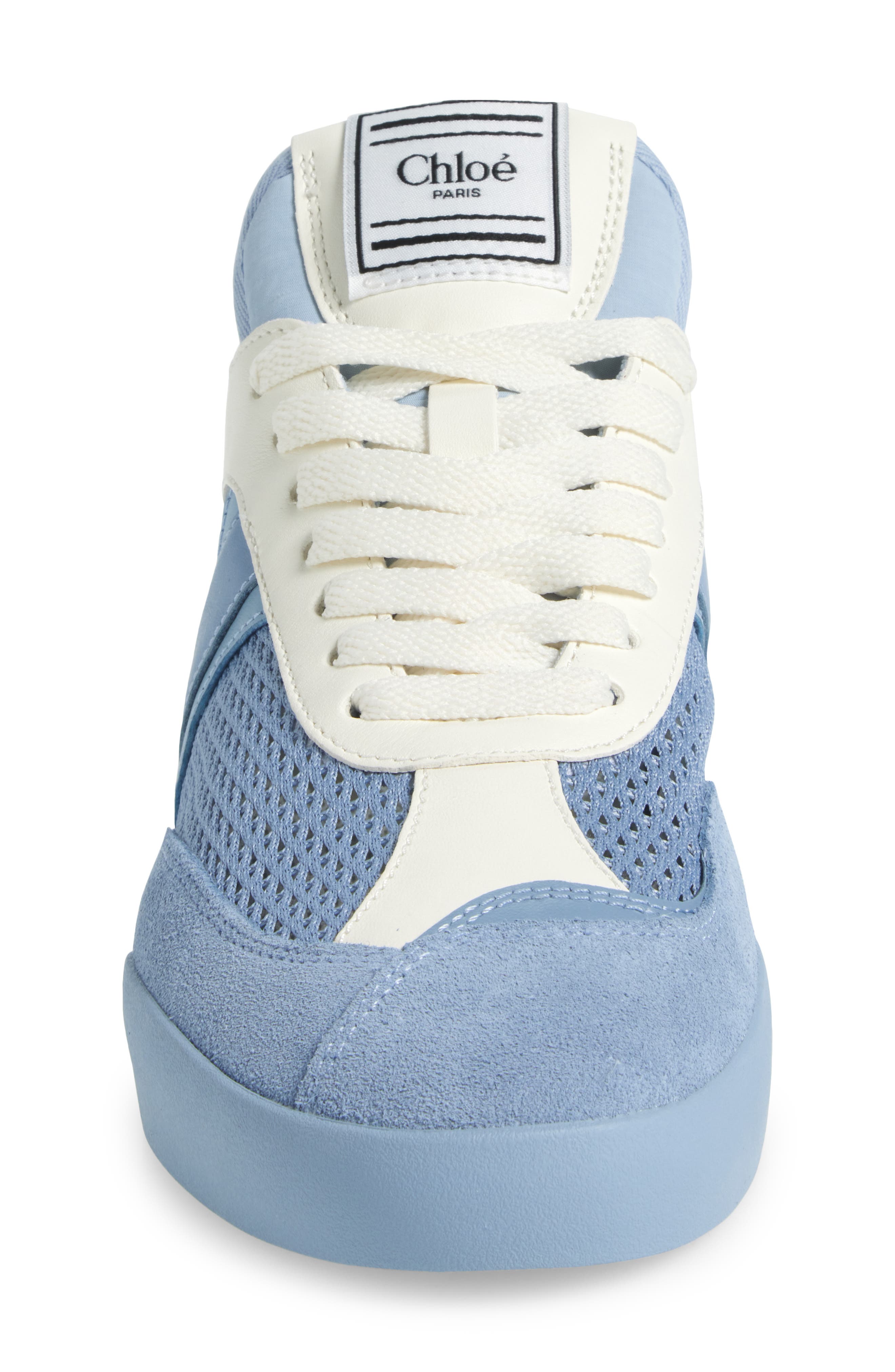 Kick Leather & Mesh Sneaker, Alternate, color, PEARL BLUE