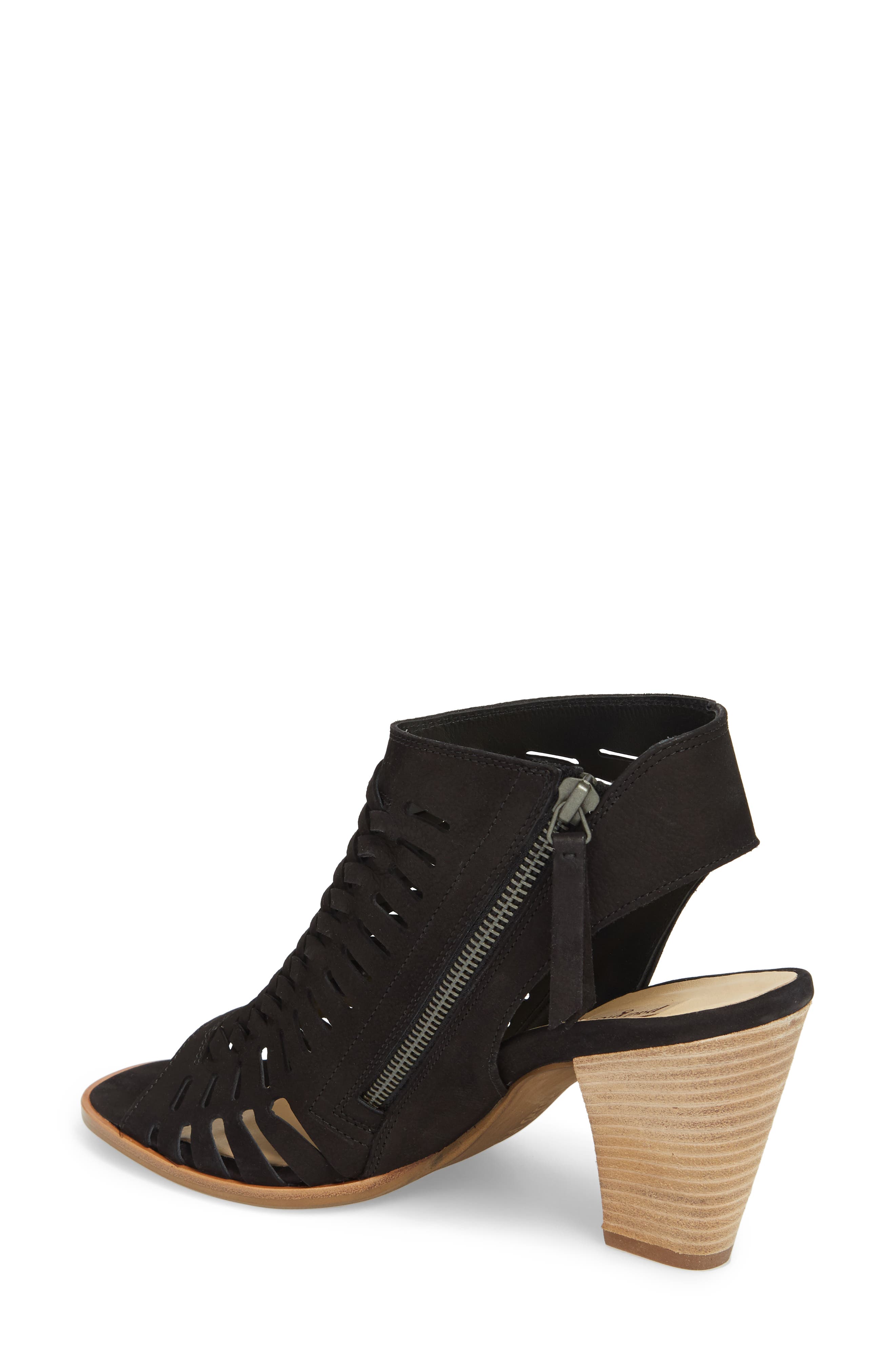 Paul Green Rosa Woven Peep Toe Sandal, Alternate, color, 