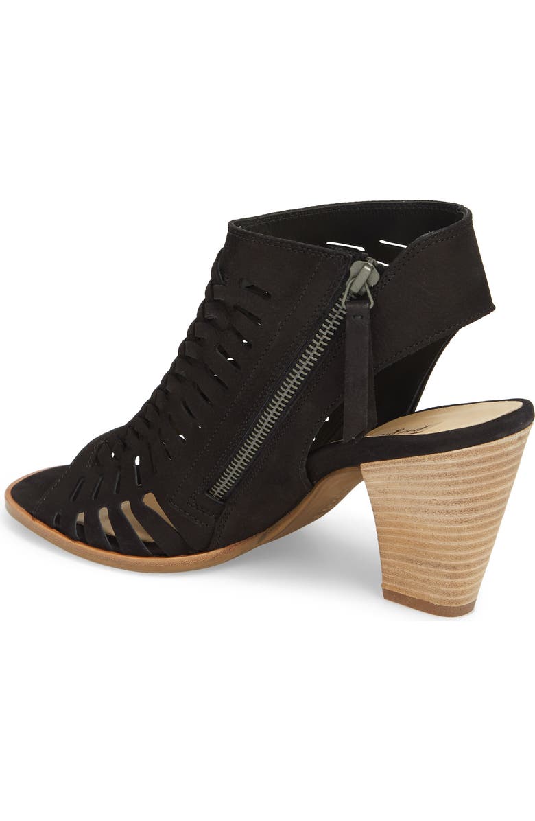 Paul Green Rosa Woven Peep Toe Sandal, Alternate, color,