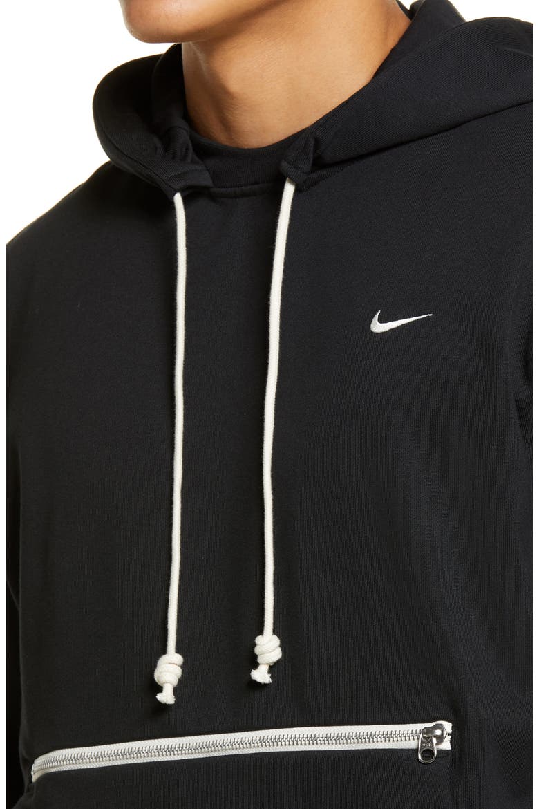 Dri-FIT Standard Issue Pullover Hoodie, Alternate, color, BLACK/ PALE IVORY