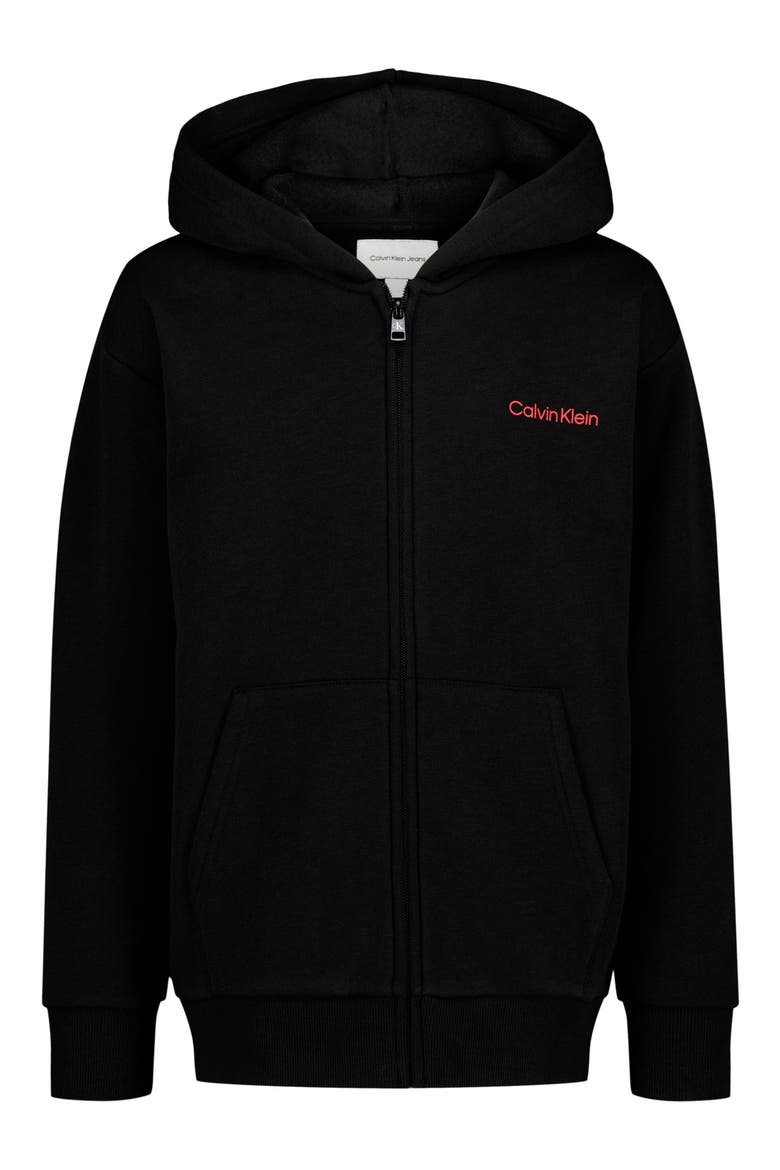 Kids' City Full Zip Hoodie, Main, color, BLACK