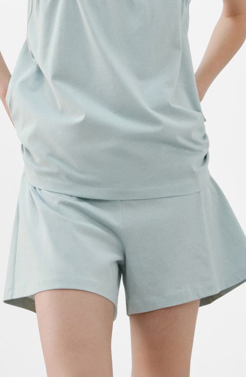 Cotton Pajama Shorts