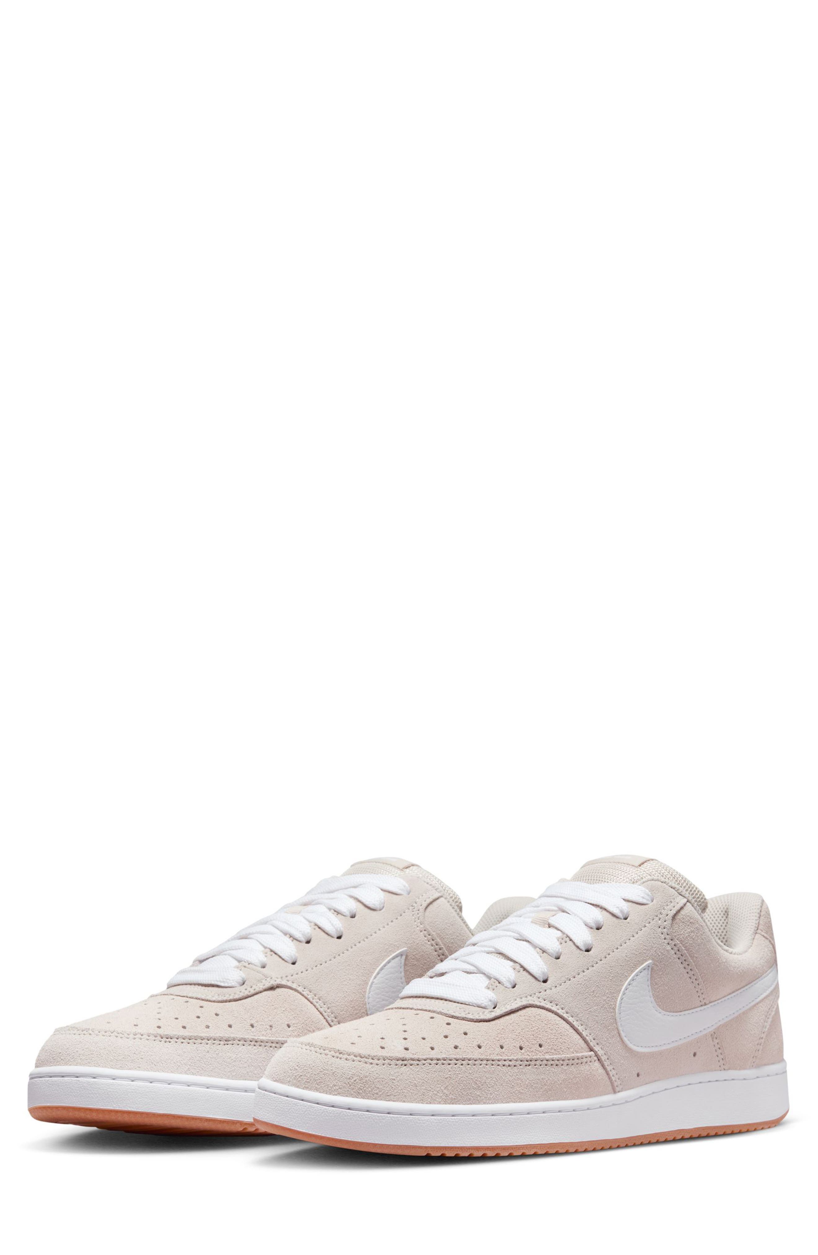 Nike Court Vision Low Sneaker, Main, color, White/ Gum Med Brown