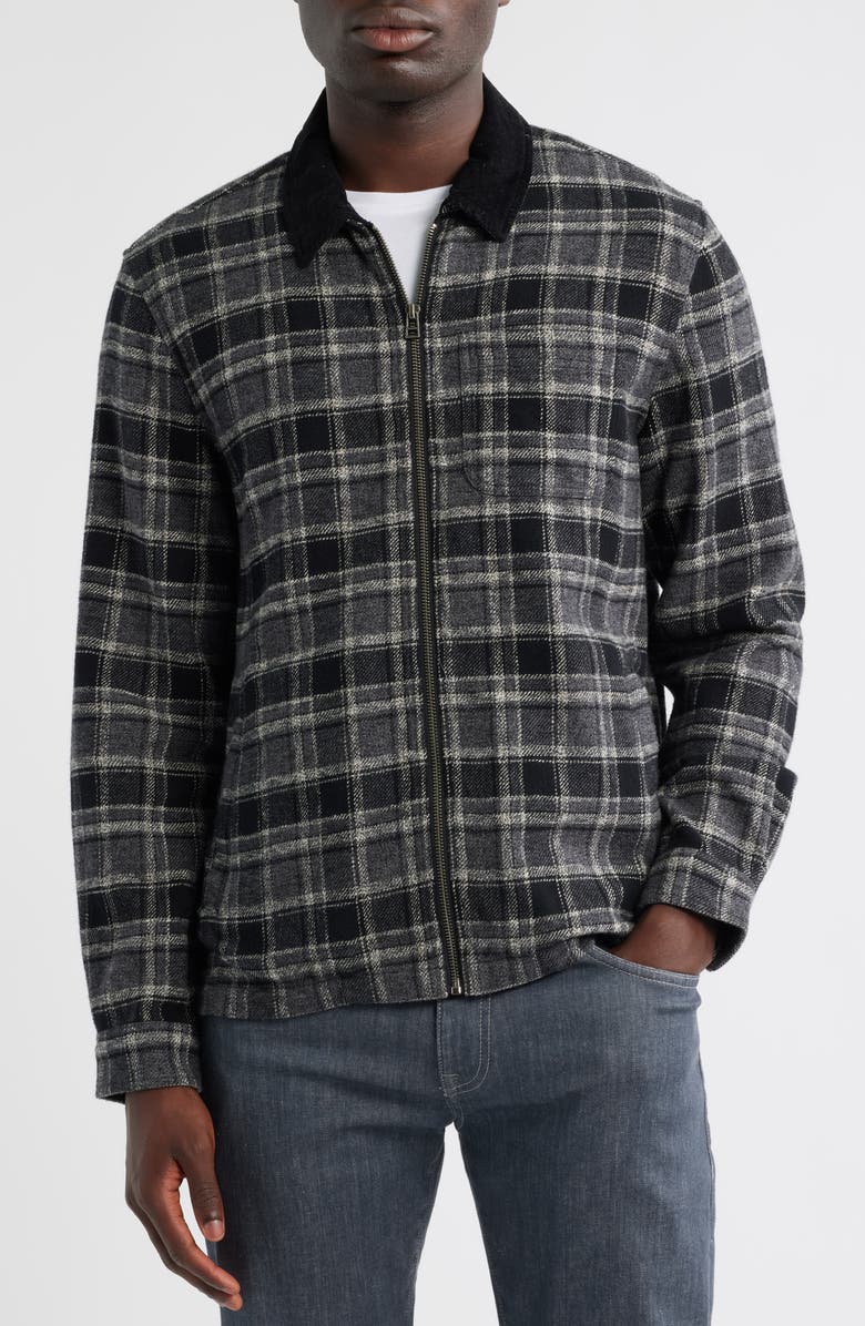 Rails Jaque Plaid Cotton Flannel Shirt Jacket, Alternate, color, Mountain Storm