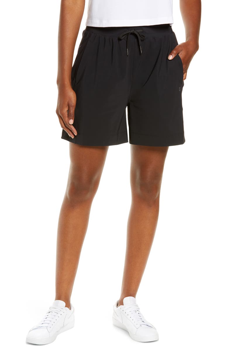 Sweaty Betty Explorer Tie Waist Shorts, Main, color, 