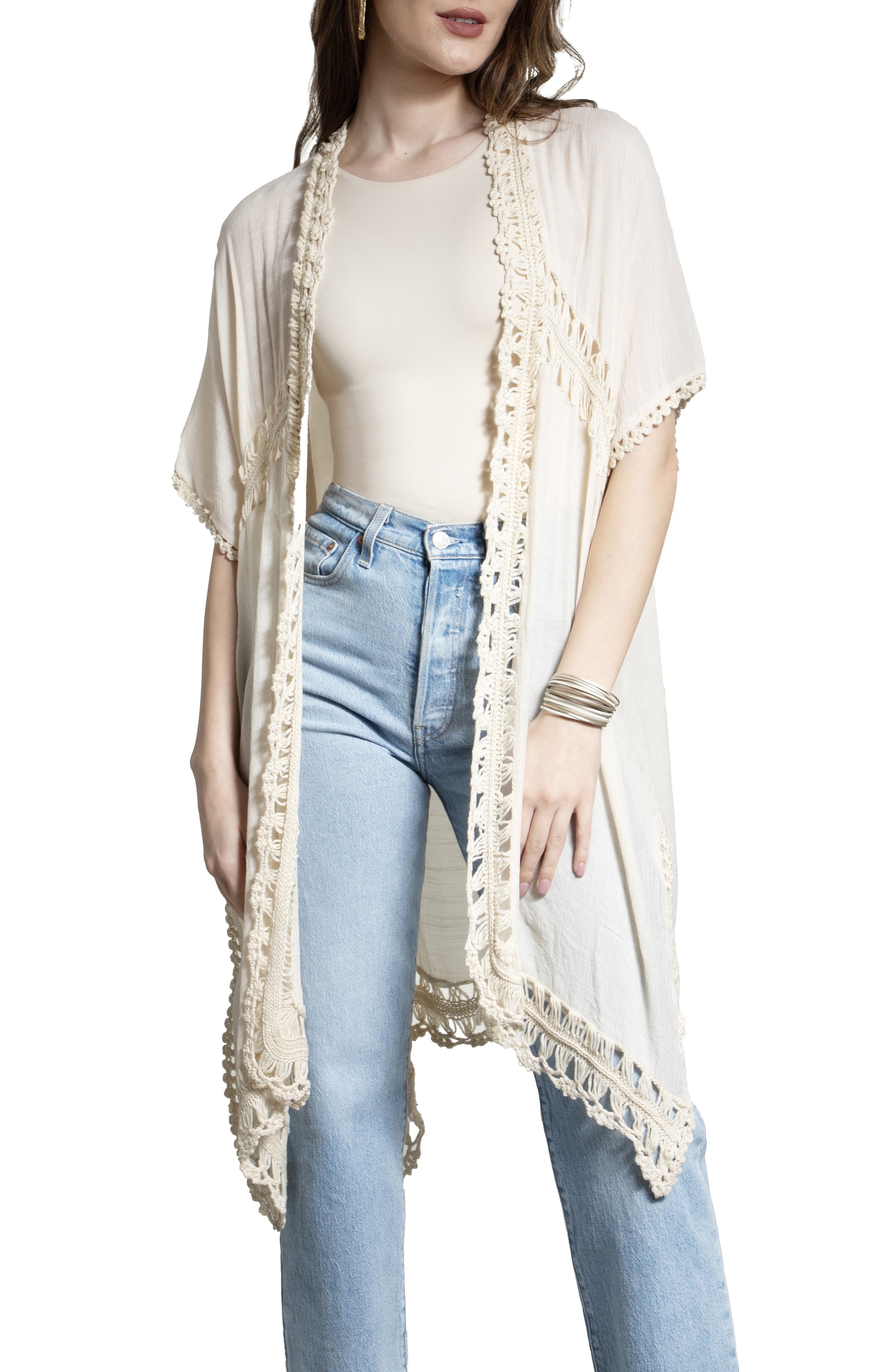 SAACHI Costa Sunshine Crochet Duster