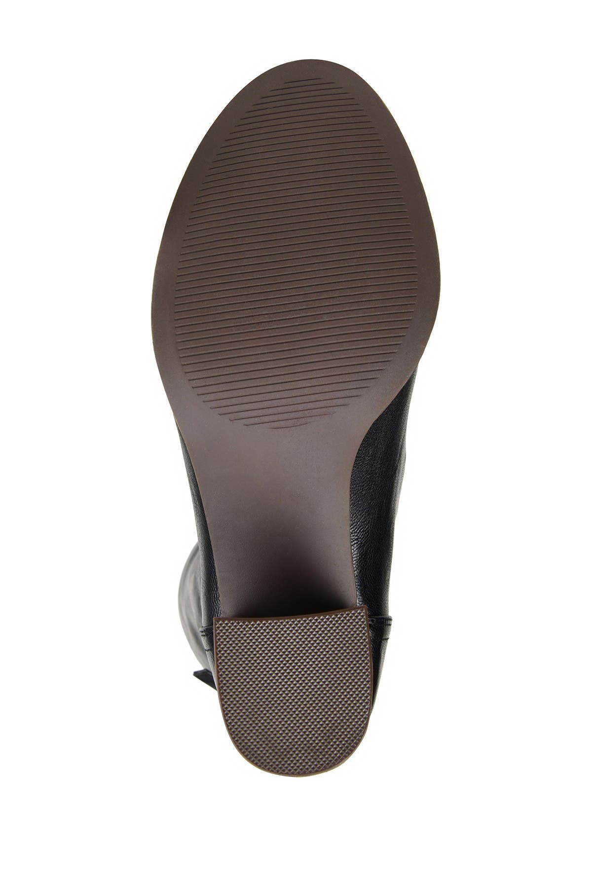 Journee Signature Sequois Slouch Heeled Boot, Alternate, color, Black