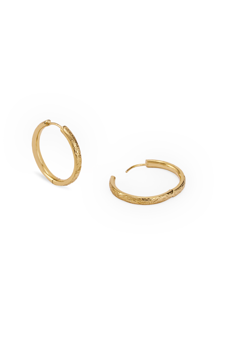 Daphne Earrings, Alternate, color, Gold