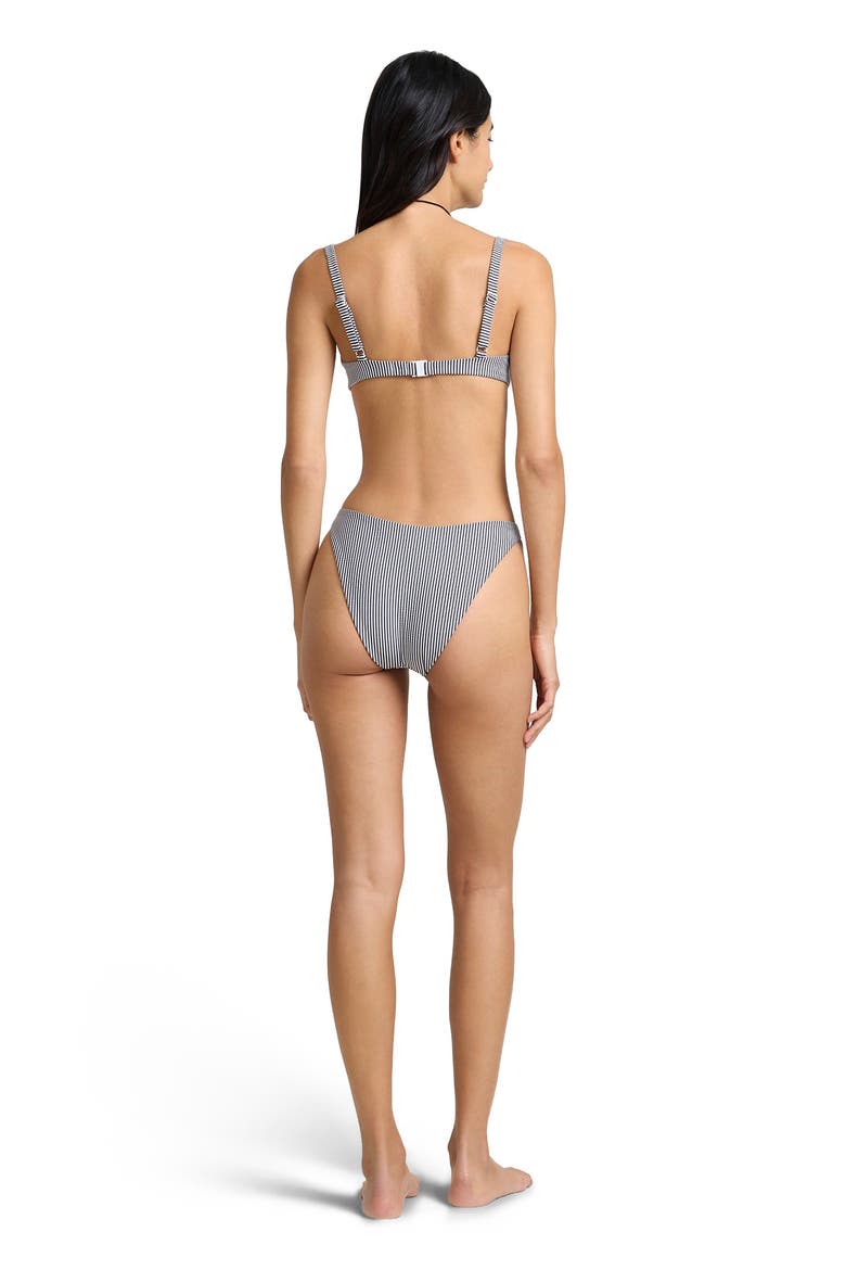 Marilyn Underwire Bikini Top, Alternate, color, NOIR NAVY/WHITE