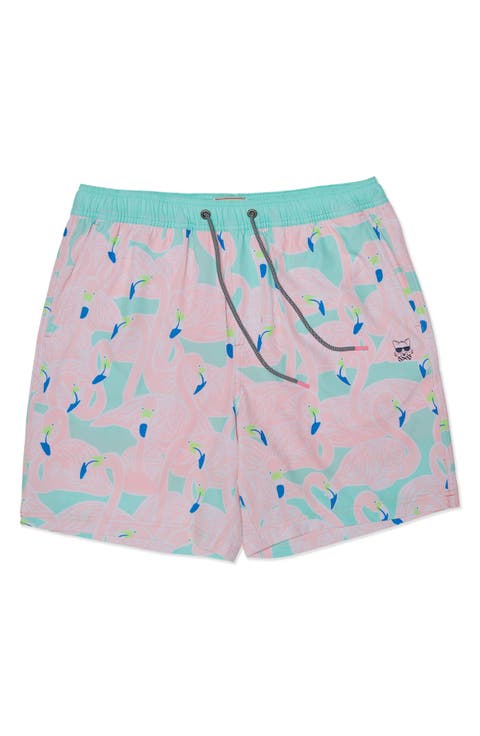 Flockin Aye Happy Hour Swim Trunks