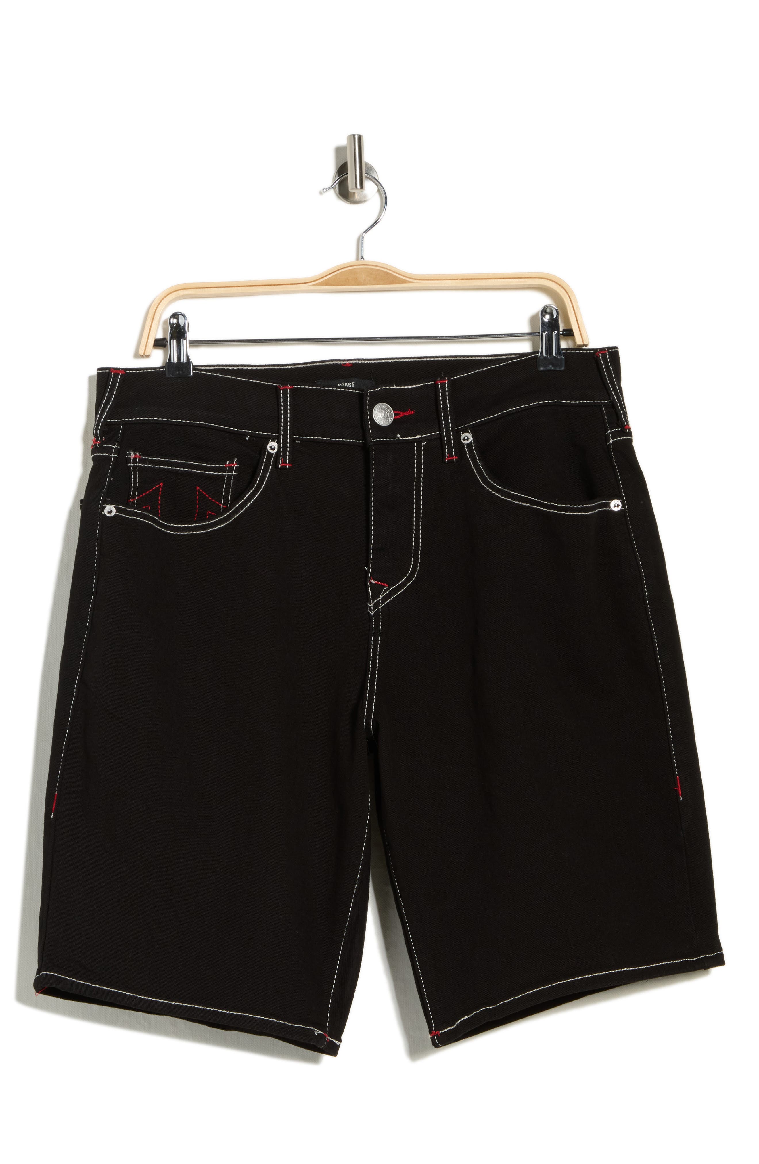 True Religion Bobby Baggy Denim Shorts