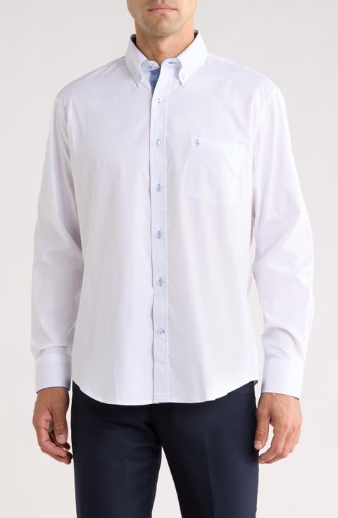 Signature Cotton Oxford Button-Down Shirt