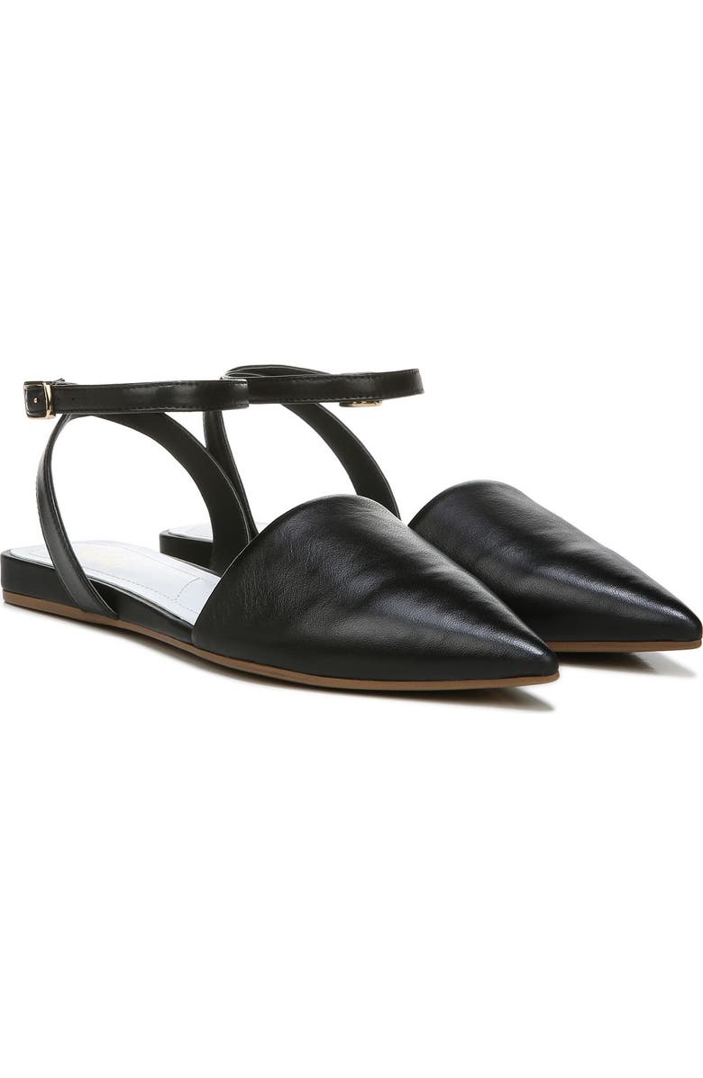 Franco Sarto Cira Pointed Toe Ankle Strap Flat, Alternate, color,